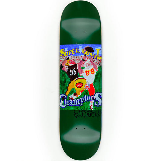 SNACK SKATEBOARDS WILLIAMS SUPER BOWL DECK 8.25