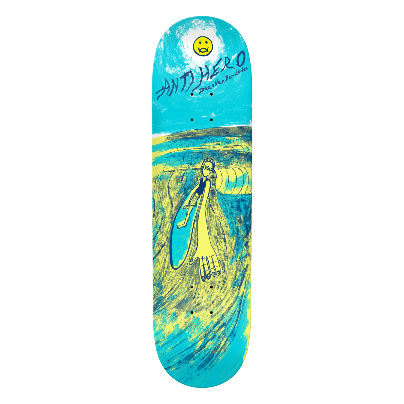 ANTIHERO SKATEBOARDS DAAN EXPRESSIONS DECK 8.28