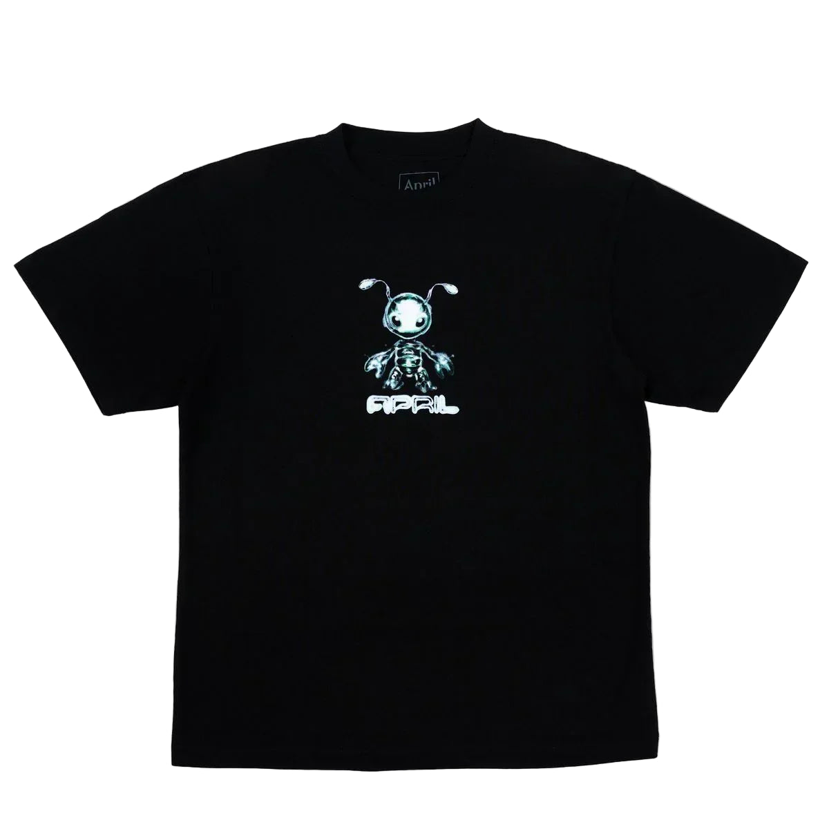 APRIL SKATEBOARDS BUGGIN TEE BLACK