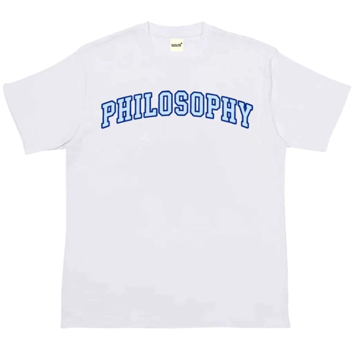 STRAWBERRY HILL PHILOSOPHY CLUB ARC TEE WHITE/BLUE