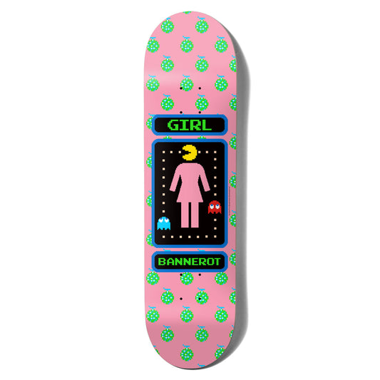 GIRL SKATEBOARDS BANNEROT PAC-MAN DECK 8.25