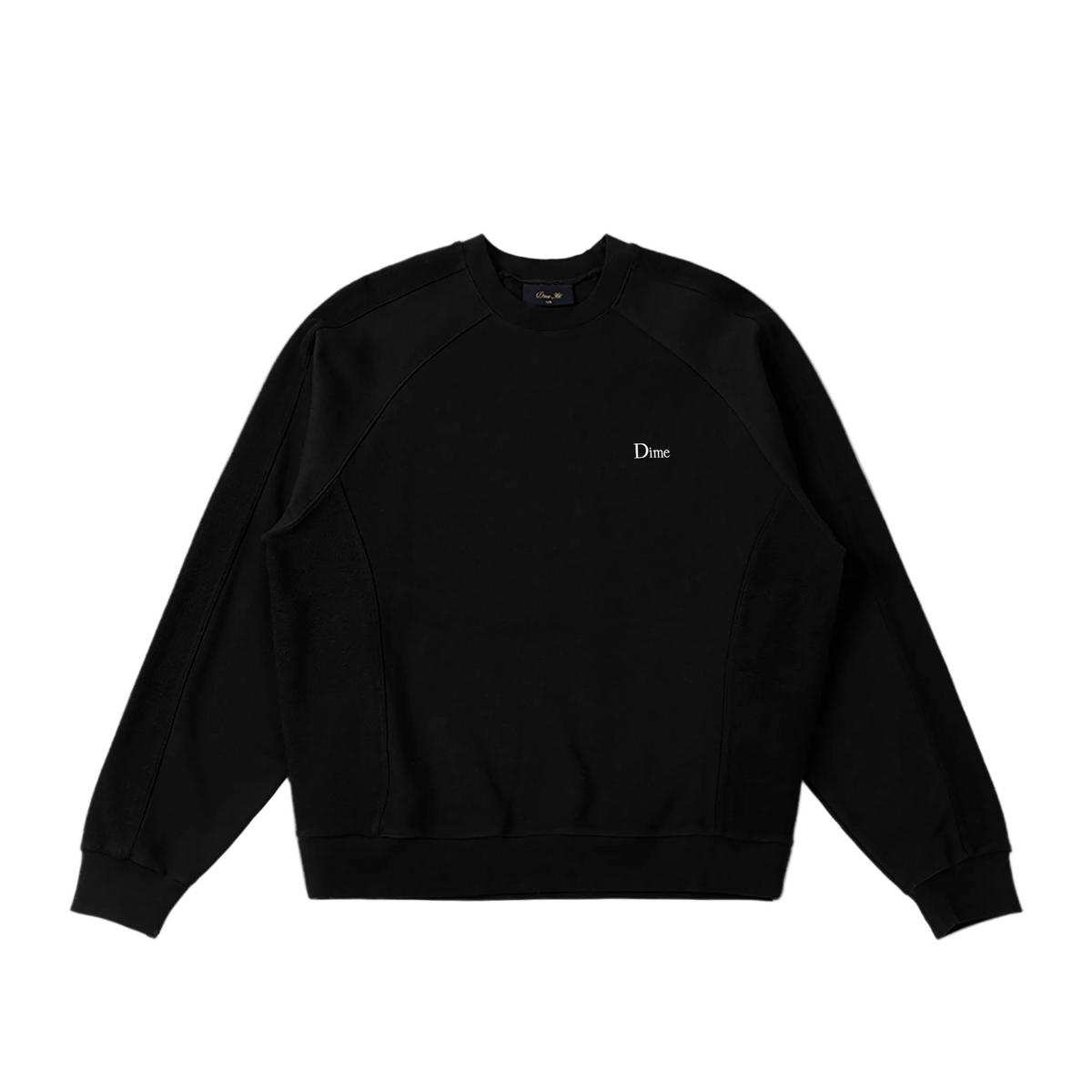 DIME MTL CLASSIC LOGO CREWNECK PIRATE BLACK