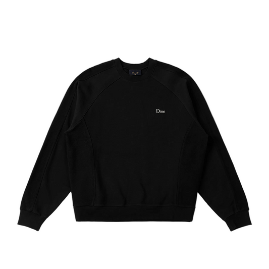 DIME MTL CLASSIC LOGO CREWNECK PIRATE BLACK