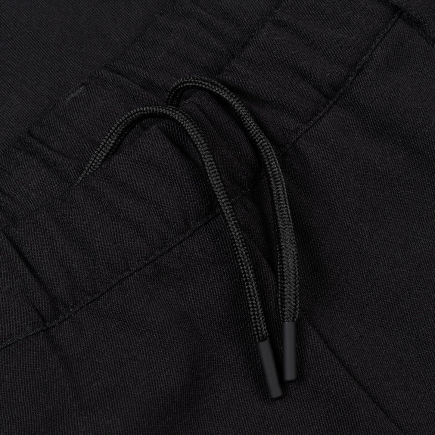 DIME MTL PLEATED TWILL SHORTS BLACK