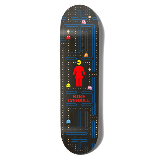 GIRL SKATEBOARDS CARROLL PAC-MAN DECK 8.375