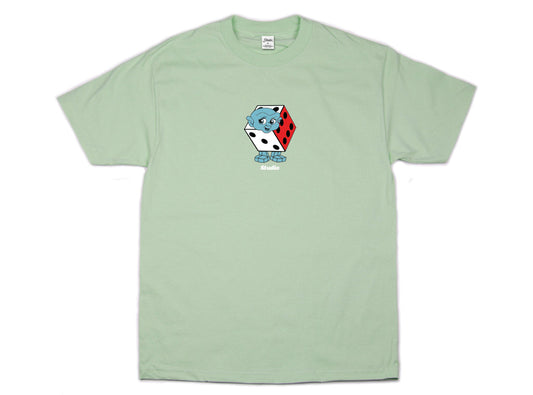 STUDIO SKATEBOARDS DICEY TEE LOVE BIRD TEE GREEN