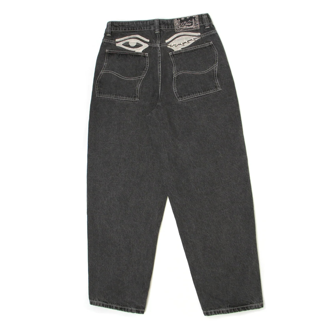 DIME MTL BAGGY WINK DENIM PANTS FADED BLACK
