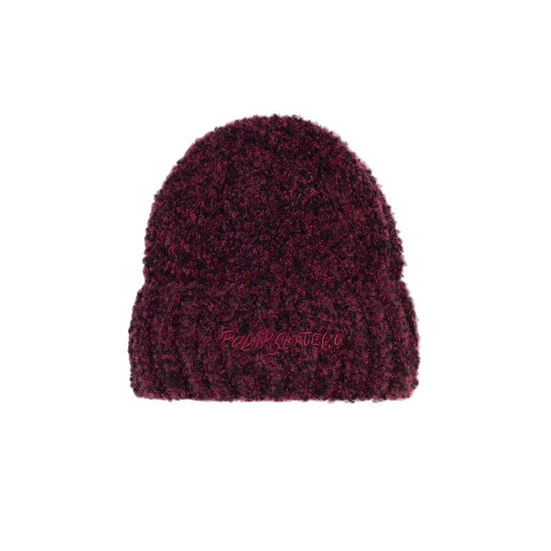 POLAR SKATE CO FLUFF BEANIE RASPBERRY