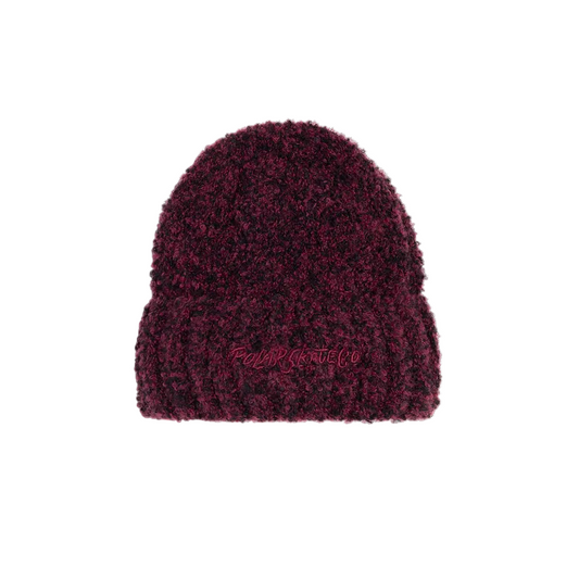 POLAR SKATE CO FLUFF BEANIE RASPBERRY