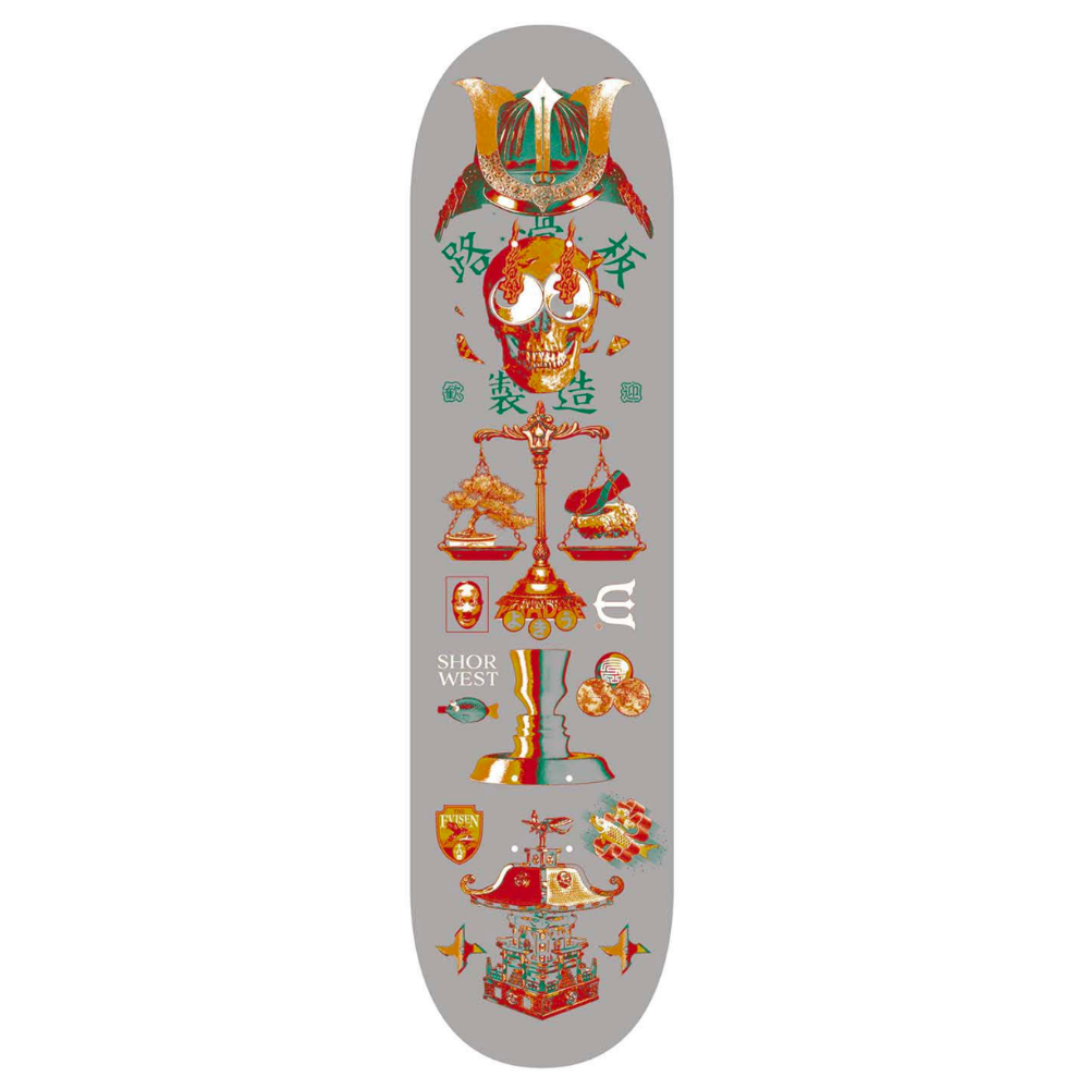 EVISEN SKATEBOARDS SHOR WEST DIALOGUE DECK 8.5