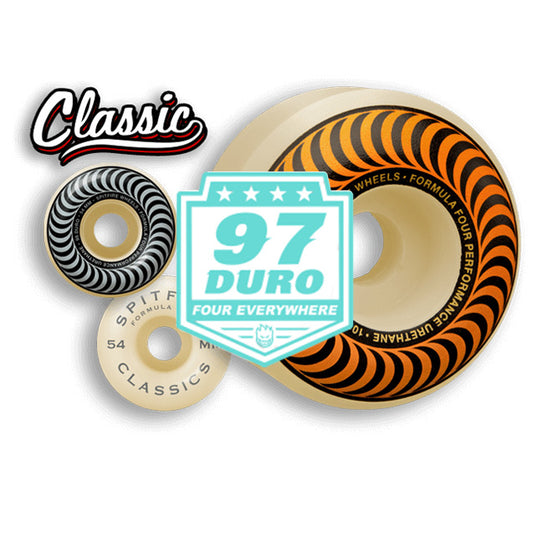 SPITFIRE WHEELS FORMULA FOUR CLASSICS 97 DURO SIZE VARIANT