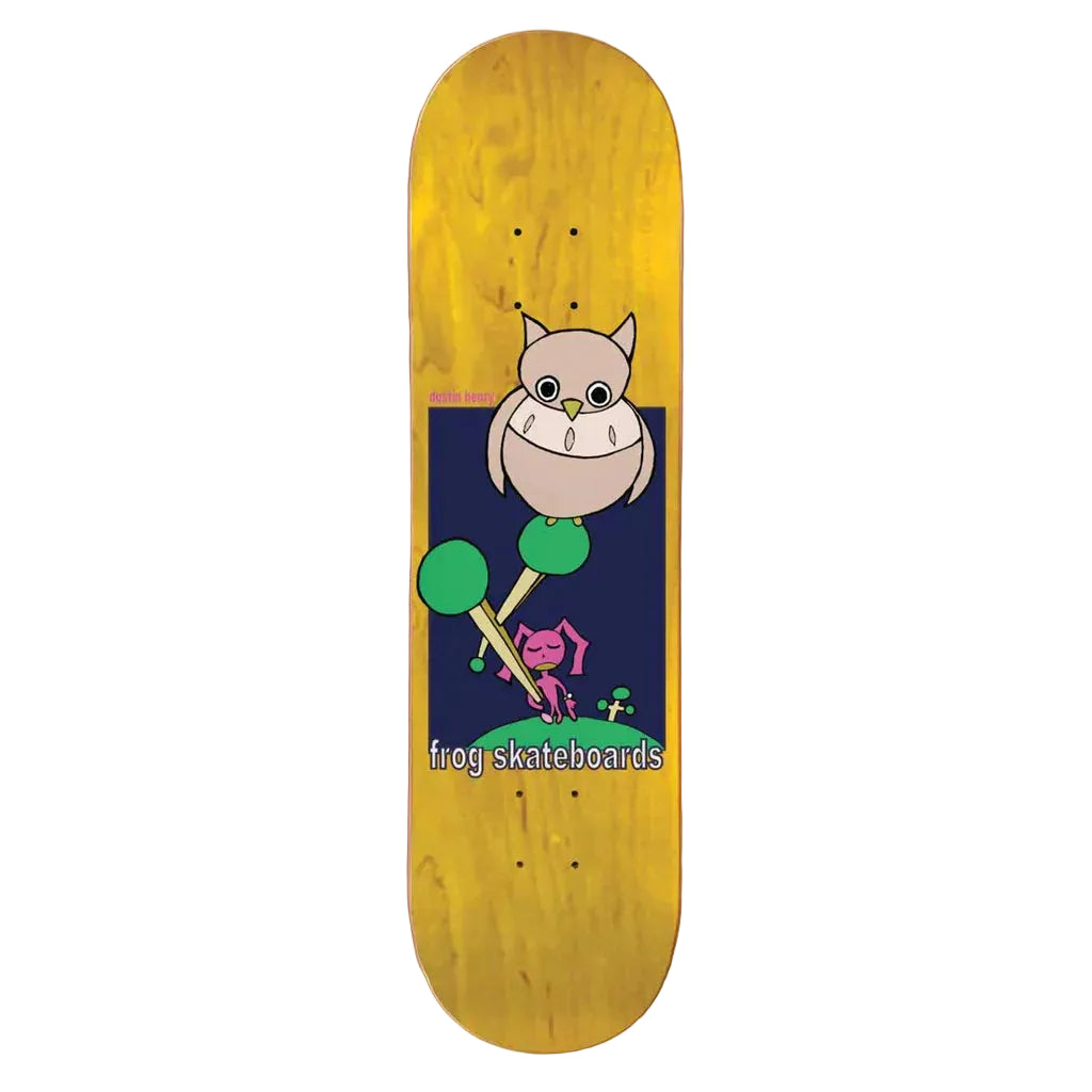 FROG SKATEBOARDS DUSTIN HENRY WISE ONE DECK 8.38