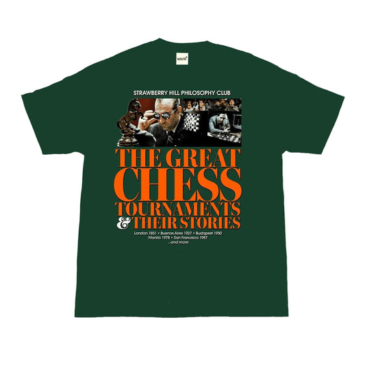 STRAWBERRY HILL PHILOSOPHY CLUB GREAT CHESS TEE PINE GREEN