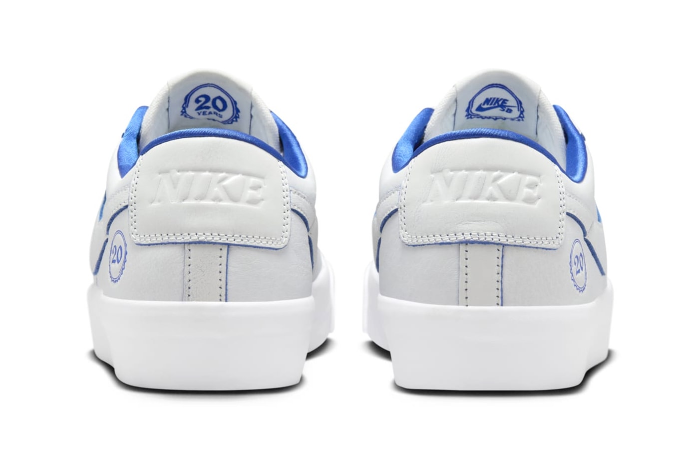 NIKE SB GT BLAZER LOW FINE CHINA WHITE/BLUE