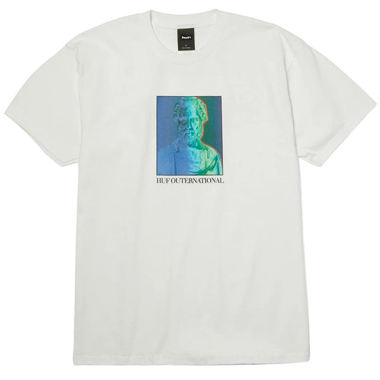 HUF WORLDWIDE HIGHER EDUCATION TEE WHITE