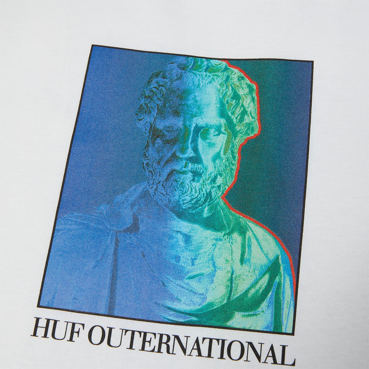 HUF WORLDWIDE HIGHER EDUCATION TEE WHITE