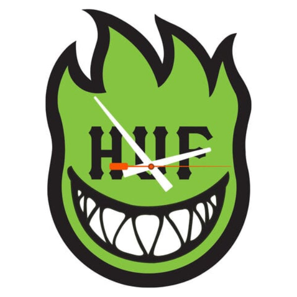 HUF WORLDWIDE X SPITFIRE BIGHEAD CLOCK GREEN