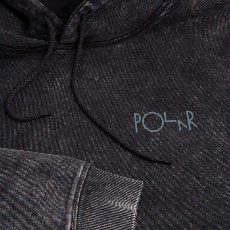 POLAR SKATE CO FADE FRANK HOODIE BLACK
