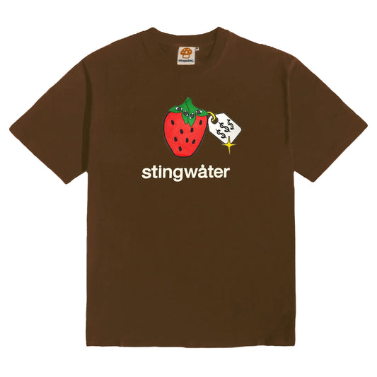 STINGWATER V SPESHAL STRAWBERRY TEE BROWN