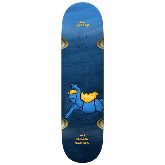 KROOKED SKATEBOARDS UNA SWIMMER WW DECK 8.28