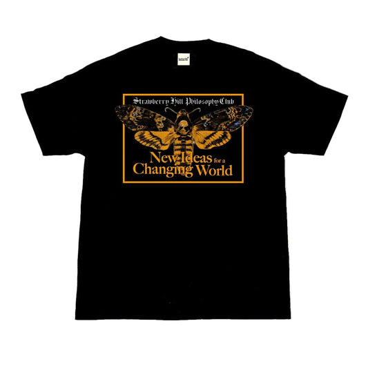 STRAWBERRY HILL PHILOSOPHY CLUB METAMORPHOSIS TEE BLACK