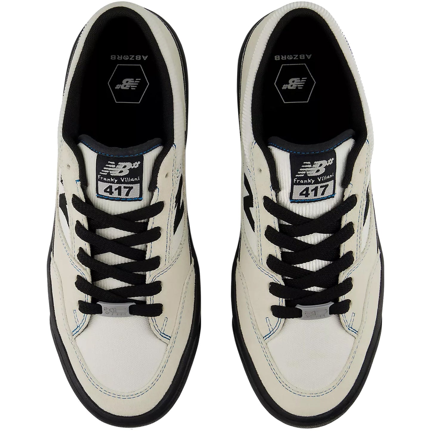 NEW BALANCE NUMERIC VILLANI 417 LOW WHITE/BLACK