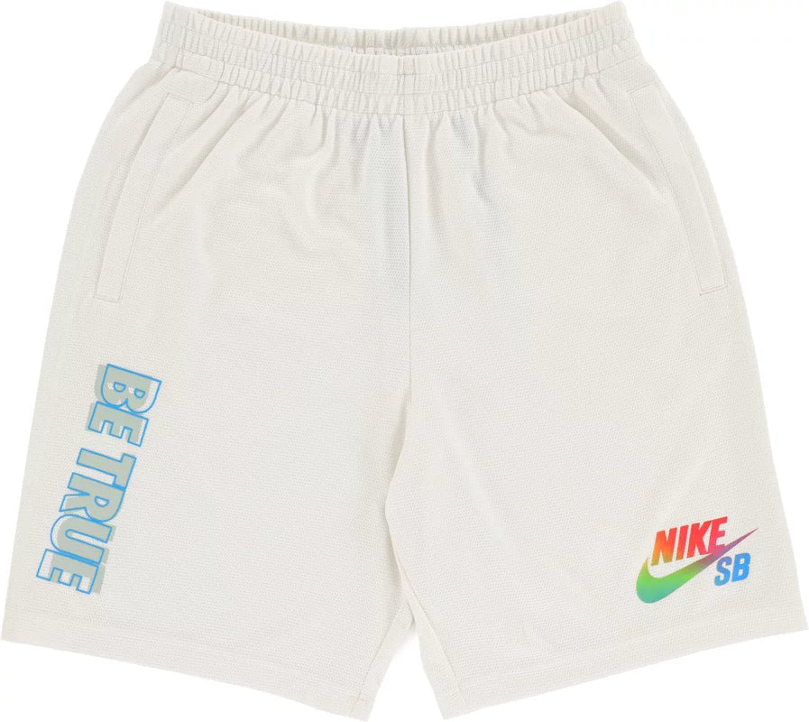 NIKE SB APPAREL BE TRUE SHORTS SAIL WHITE