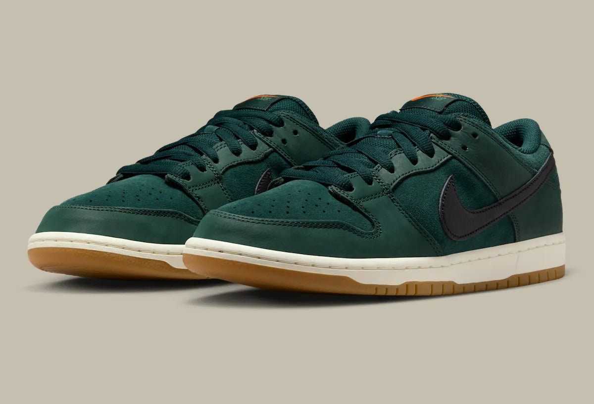 NIKE SB DUNK LOW PRO OL DEEP FIR/BLACK/SAIL – Olympia Skateshop