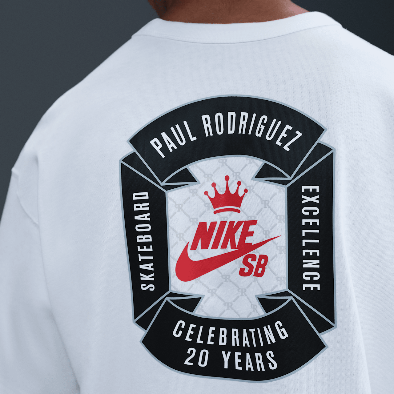 NIKE SB PAUL RODRIGUEZ M90 POCKET TEE WHITE