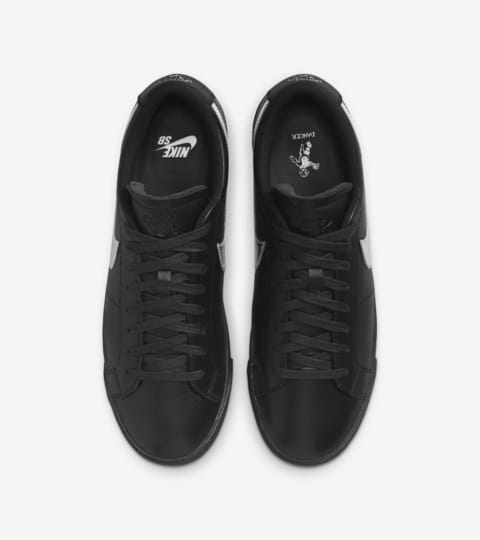 NIKE SB X DANCER COPENHAGEN BLAZER LOW BLACK/METALLIC SILVER