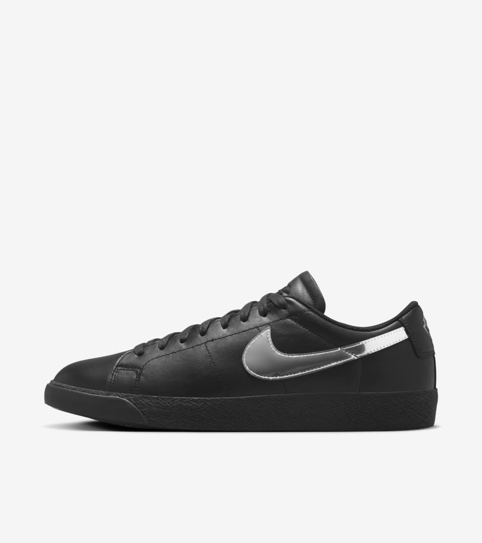 NIKE SB X DANCER COPENHAGEN BLAZER LOW BLACK/METALLIC SILVER