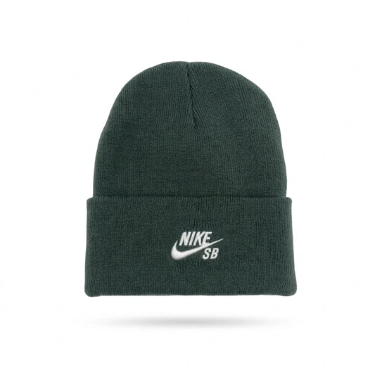 NIKE SB PEAK CAMO GREEN BEANIE