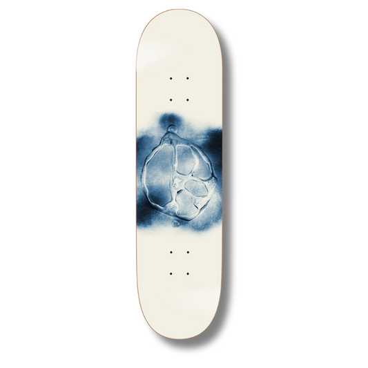 POLAR SKATE CO STROKE LOGO TEAM DECK CREAM