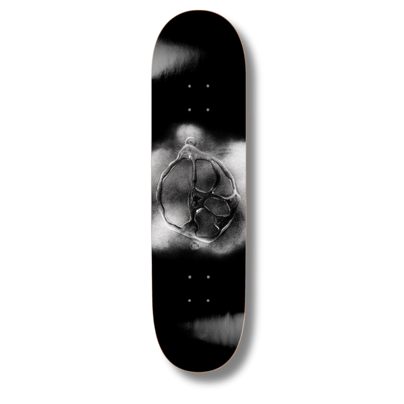POLAR SKATE CO STROKE LOGO TEAM DECK BLACK 8.0