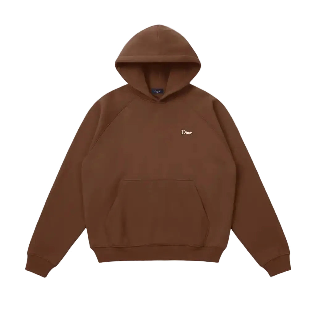 DIME MTL CLASSIC LOGO HOODIE AMERICANO