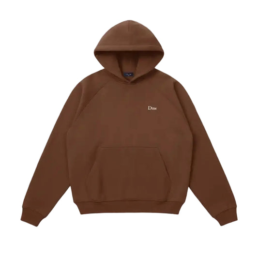 DIME MTL CLASSIC LOGO HOODIE AMERICANO