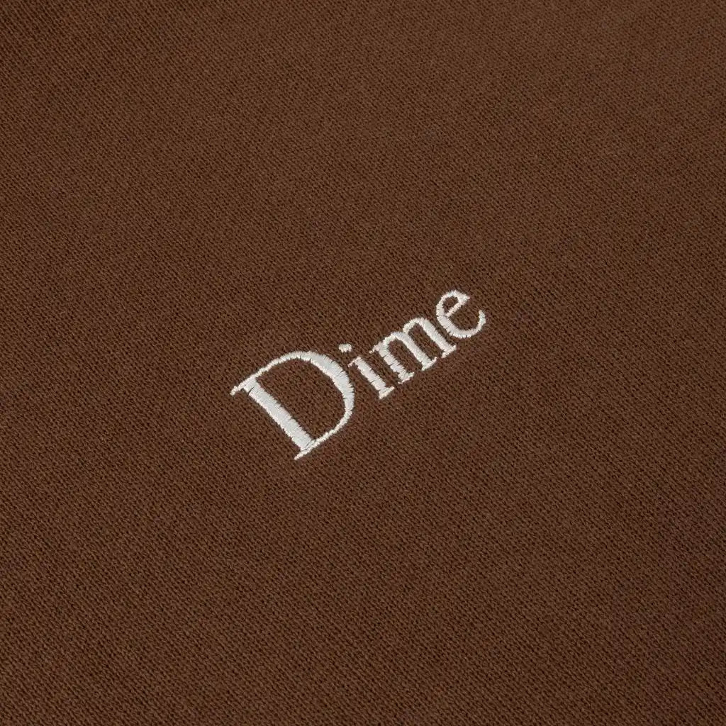 DIME MTL CLASSIC LOGO HOODIE AMERICANO
