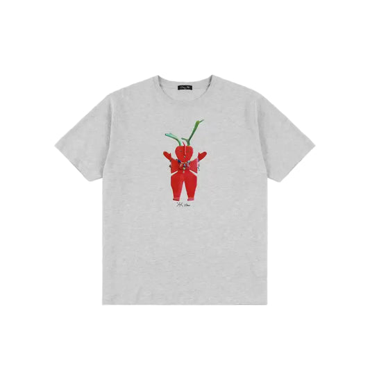 DIME MTL CRISTINE T-SHIRT HEATHER GRAY