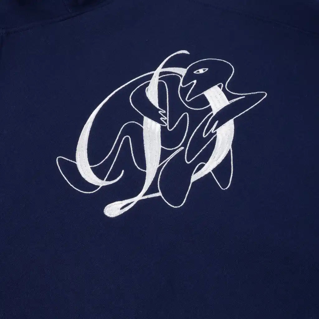 DIME MTL HUG HOODIE NAVY