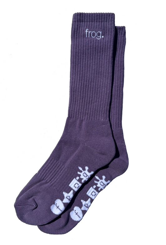 FROG SKATEBOARDS SOCKS PLUM