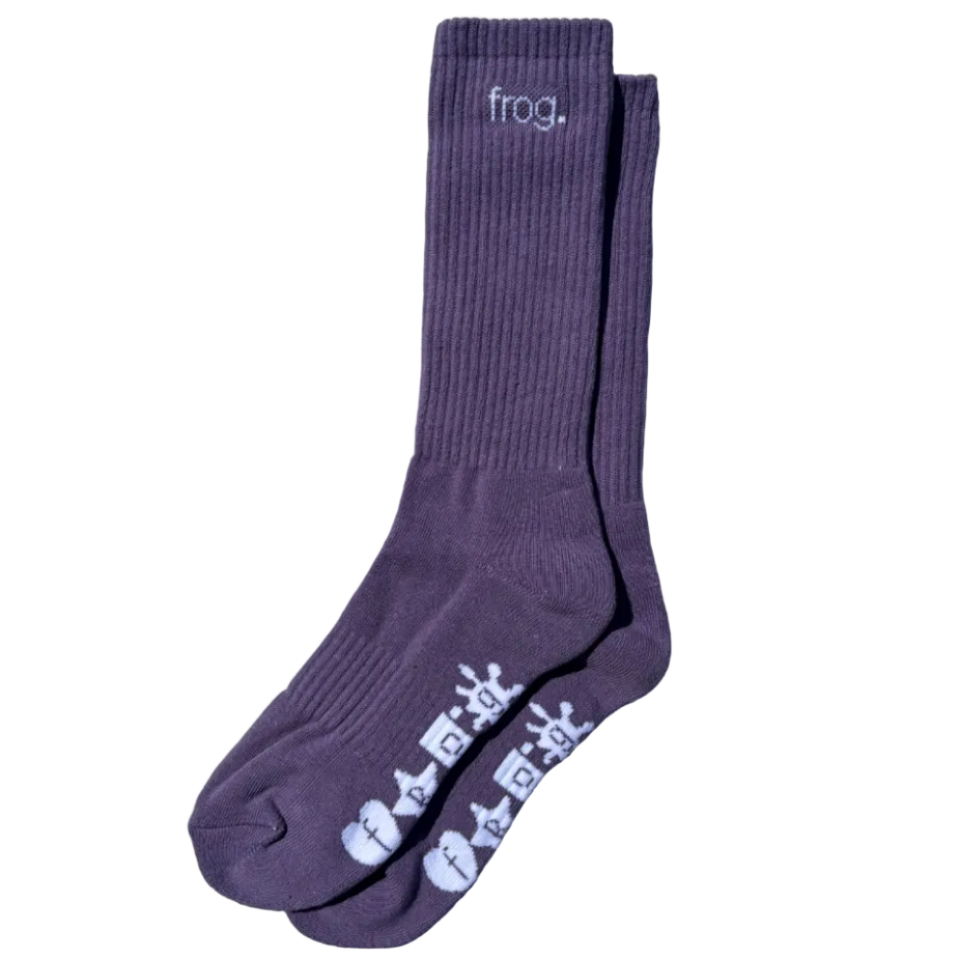 FROG SKATEBOARDS SOCKS PLUM