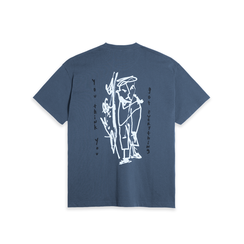 POLAR SKATE CO GOT EVERYTHING TEE GREY/BLUE