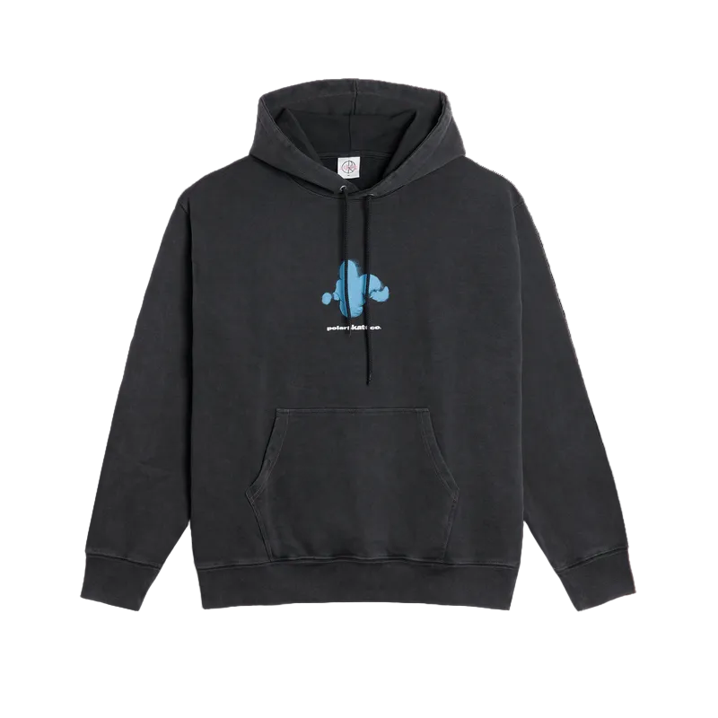 POLAR SKATE CO DAVE HOODIE FIGHTING MYSELF SILVER/BLACK