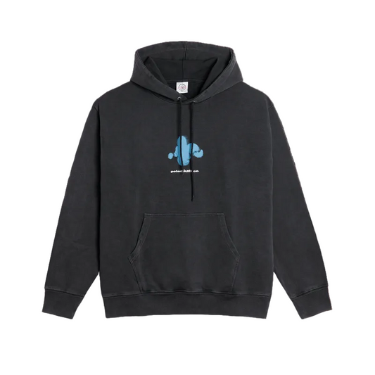 POLAR SKATE CO DAVE HOODIE FIGHTING MYSELF SILVER/BLACK