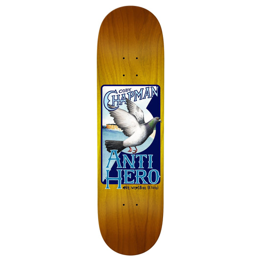 ANTIHERO SKATEBOARDS CHAPMAN HOMERS DECK 8.32