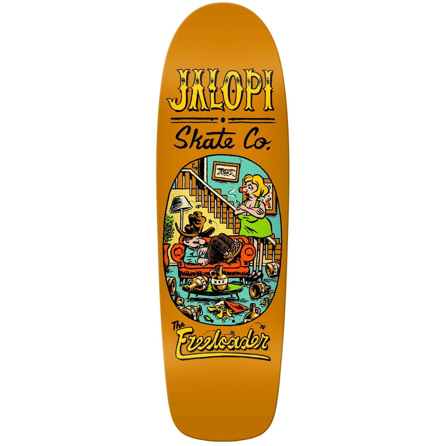 ANTIHERO SKATEBOARDS JALOPI FREELOADER SHAPED DECK 10.14