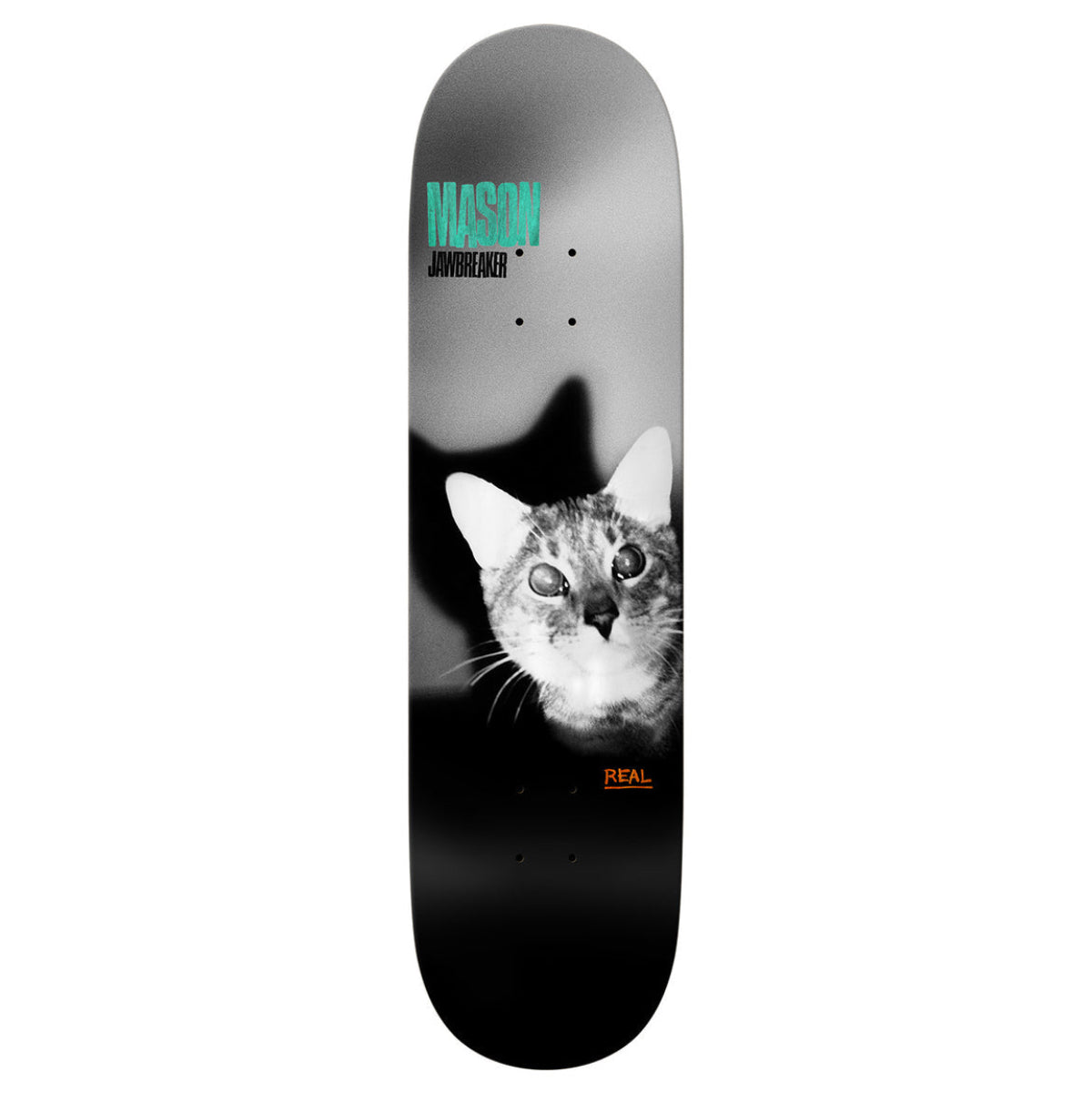 REAL SKATEBOARDS MASON JAWBREAKER UNFUN DECK 8.28