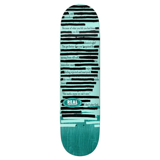 REAL SKATEBOARDS TEAM NON FICTION DECK 8.12