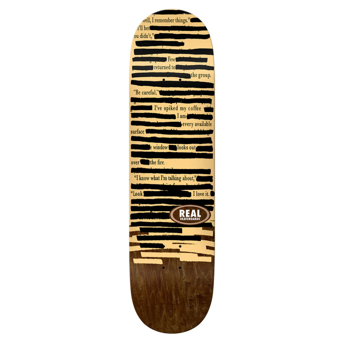 REAL SKATEBOARDS TEAM NON FICTION DECK 8.38