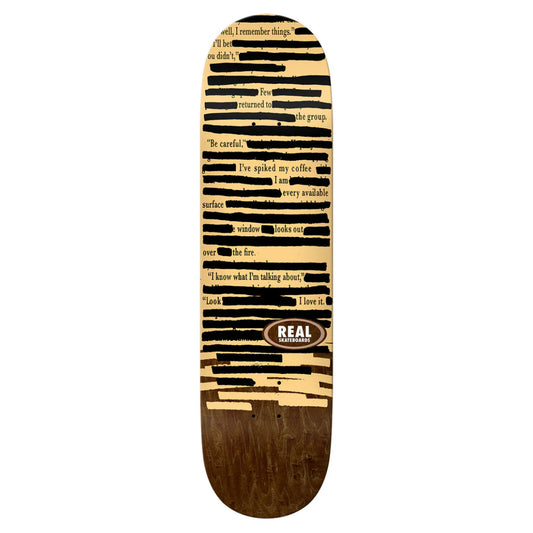 REAL SKATEBOARDS TEAM NON FICTION DECK 8.38